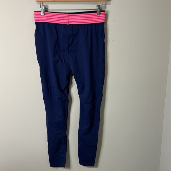 Free People Practice Makes Perfect Leggings Navigate Navy Pink Size Large - Picture 7 of 14